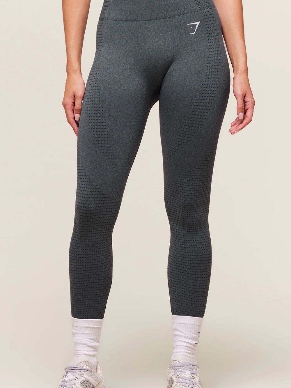 Gymshark Vital High-Waist Seamless Leggings in Marl Gray